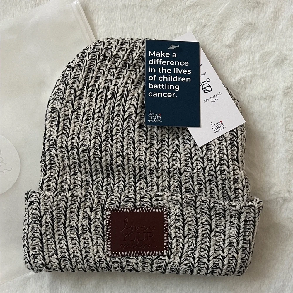 Love Your Melon Classics Cuffed LoveKnit Hat Beanie NEW